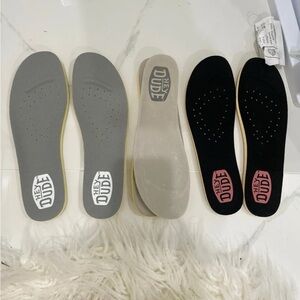 Hey Dude women’s size 8 mono funk pink & black memory form replacement insole